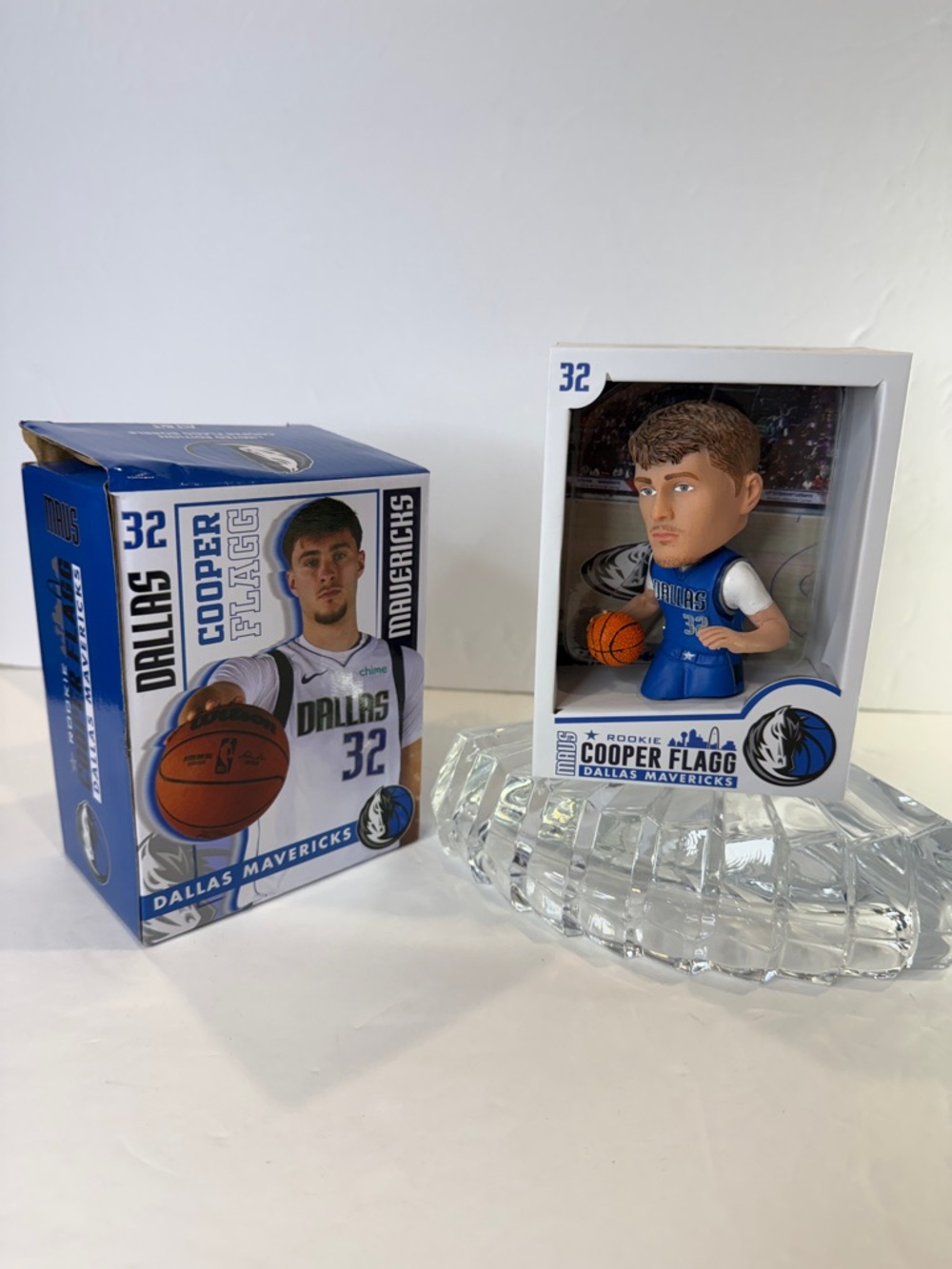 🆕 🆕 Cooper Flagg Rookie Bobblehead Dallas Mavericks #32 NIB Early Release NBA
